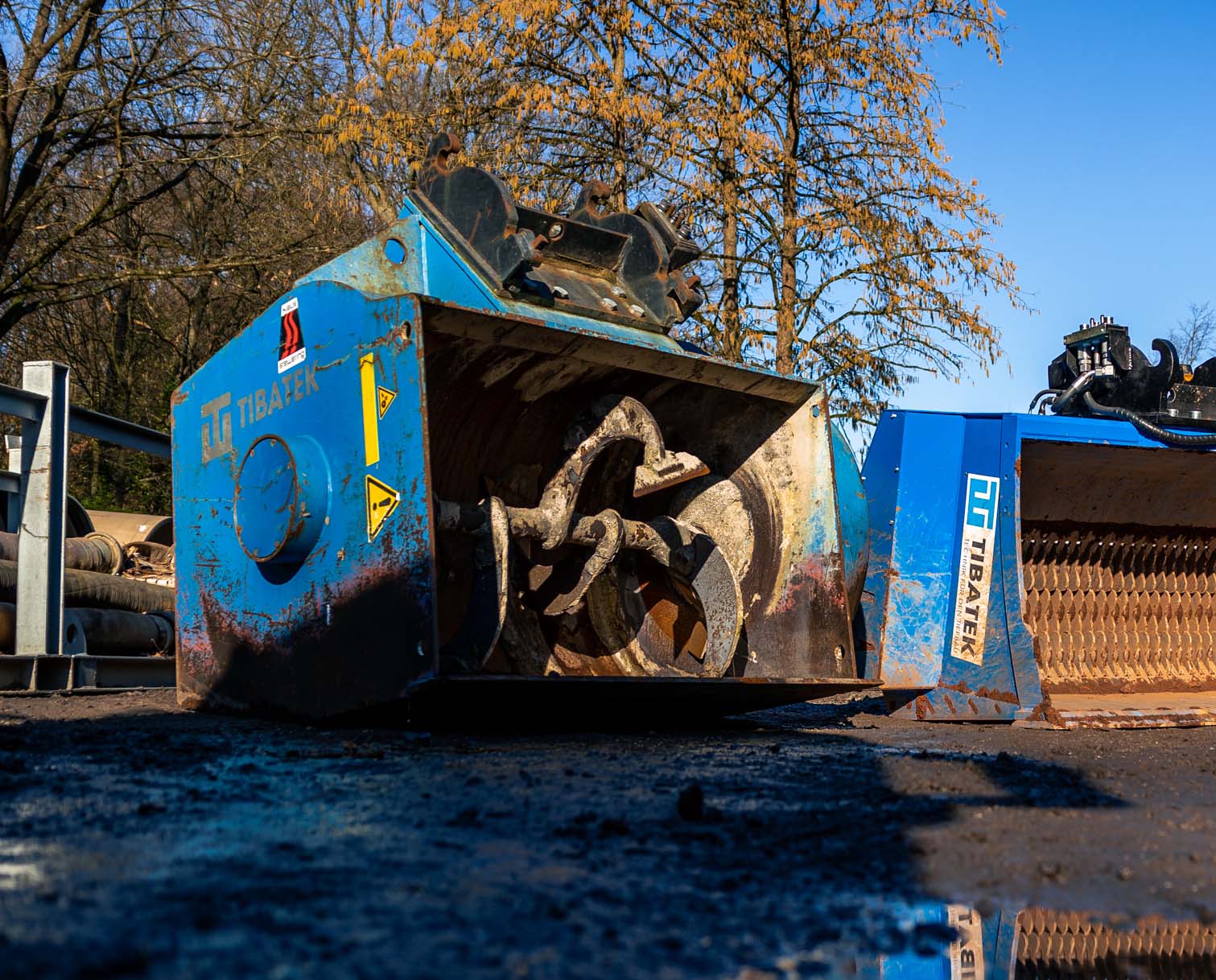 De TIBATEK Schop voor vloeibare grond